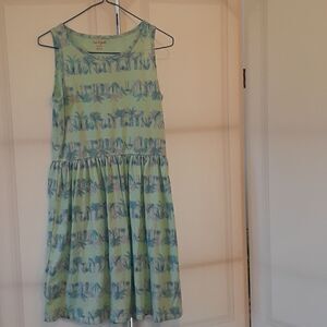 Cat & Jack size YXL(14/16) cute dress with palm trees